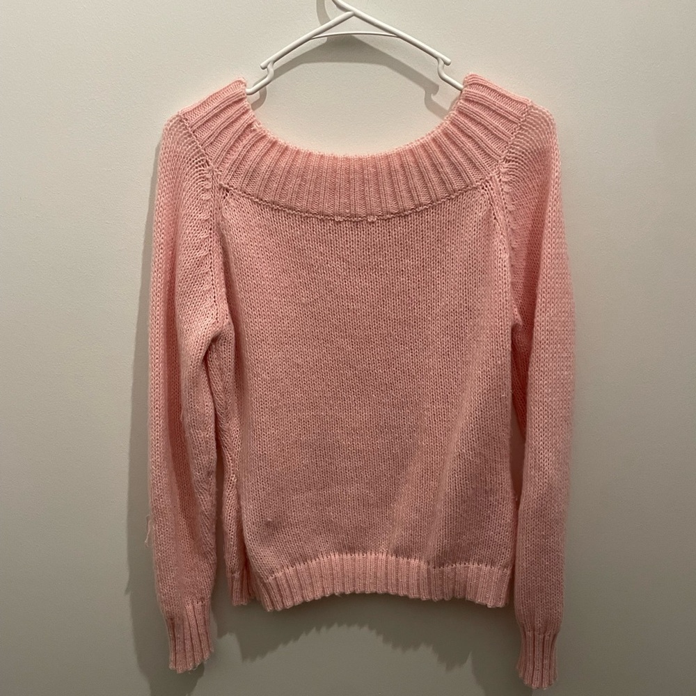 Cozy Pink Knit Women’s Sweater